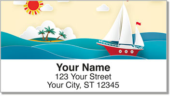 Sailing Adventure Address Labels