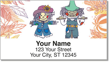 Smiling Scarecrow Address Labels