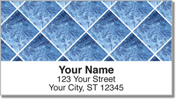 Marble Tile Address Labels