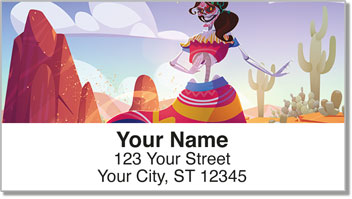 Mexican Fiesta Address Labels
