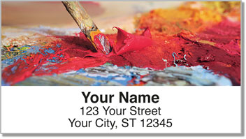 Painter's Palette Address Labels