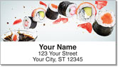 Sushi Roll Address Labels
