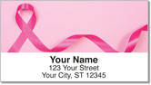 Pink Ribbon Address Labels