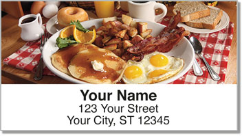 Country Breakfast Address Labels