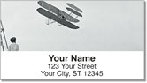 Vintage Plane Address Labels