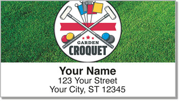 Croquet Address Labels