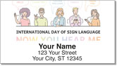 Sign Language Address Labels