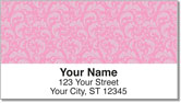 Pink & Black Address Labels