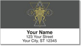 Insect Illustration Address Labels