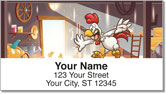 Funky Chicken Address Labels
