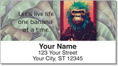 Funky Monkey Address Labels