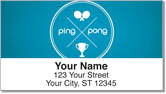 Ping Pong Address Labels