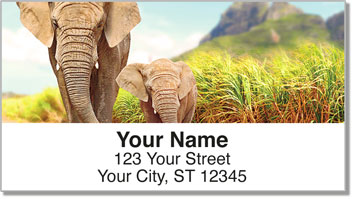 Elephant Address Labels