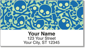 Cute Skull & Crossbones Address Labels