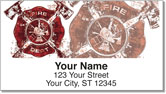 Firefighter Hero Address Labels