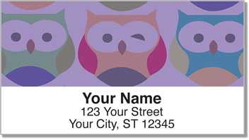 Winking Owl Address Labels