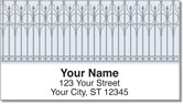 Wrought Iron Fence Address Labels