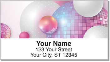 Pink Party Address Labels