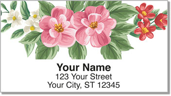 Tropical Flower Address Labels