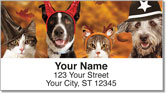 Pets in Costume Address Labels