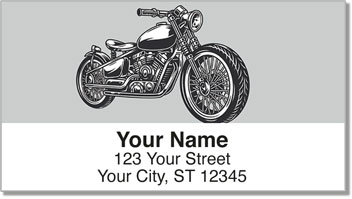 Motorcycle Address Labels