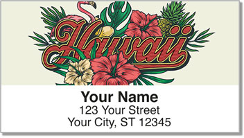 Hawaii Vacation Address Labels