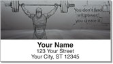Weightlifting Address Labels