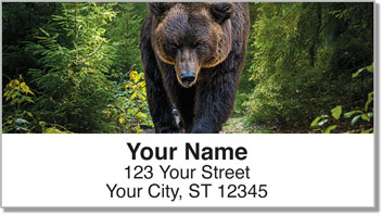 Fuzzy Bear Address Labels