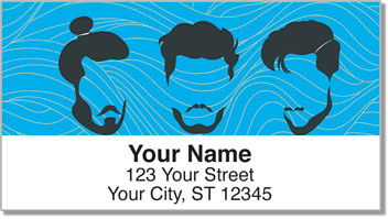Cool Hairstyle Address Labels