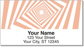 Square & Swirl Address Labels