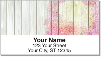 Slats of Color Address Labels