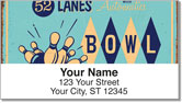 Bowling Alley Address Labels