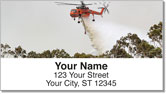 Sky Crane Helicopter Address Labels