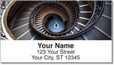 Winding Stairwell Address Labels