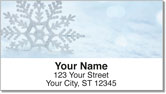 Wintry Flakes Address Labels