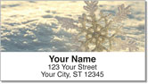 Wintery Flakes Labels
