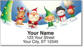 Jolly Elf Address Labels