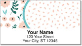 Floral Confetti Address Labels