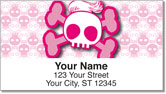 Stylish Skull Address Labels