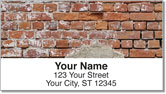 Brick Wall Address Labels