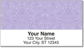 Grungy Scroll Address Labels