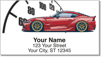 Red Ride Address Labels