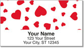 Heart Perspective Address Labels
