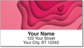 Colorful Cascade Address Labels