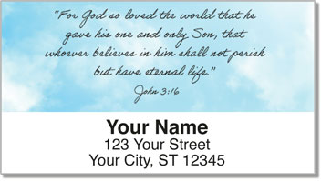 Heavenly Scripture Address Labels