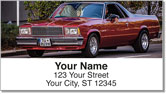 Classic Car Address Labels