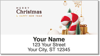 Xmas Ornament Address Labels