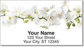 Orchid Print Address Labels