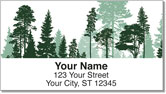 Tree Silhouette Address Labels
