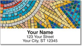 Mosaic Tile Address Labels